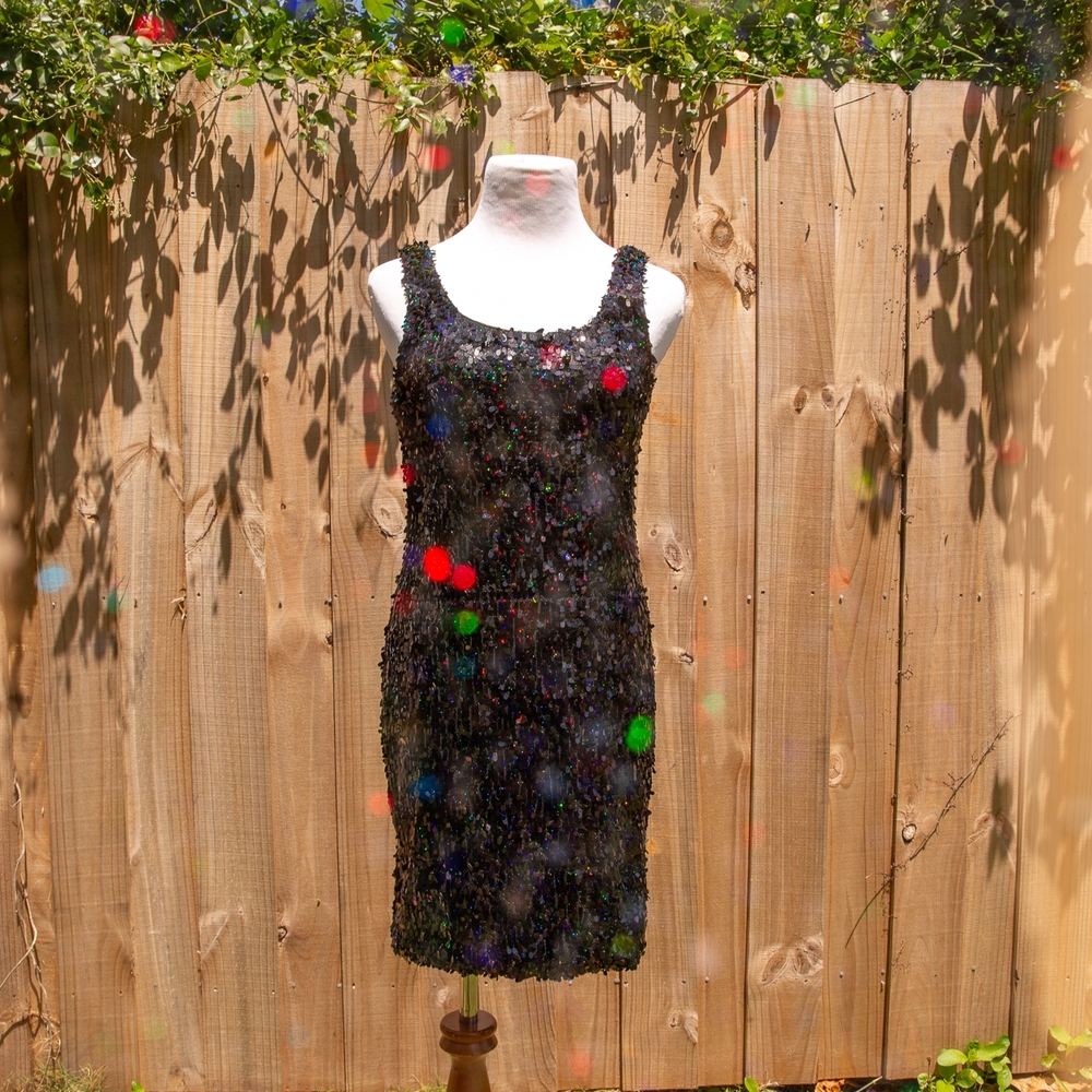 Y2K Frederick's of Hollywood Black Mini Dress, Size Small